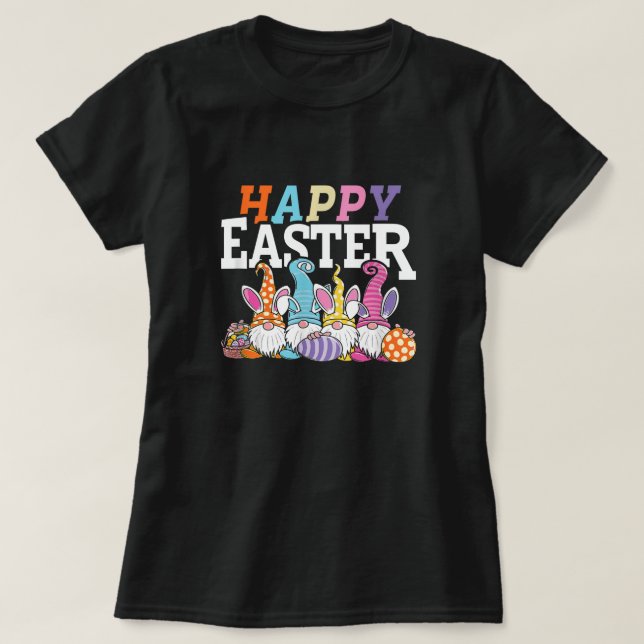 Camiseta Caza de huevos de Pascua de primavera de los conej (Diseño del anverso)