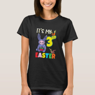 Camiseta Caza de Huevos de Pascua para Niños Cumpleaños 3 G