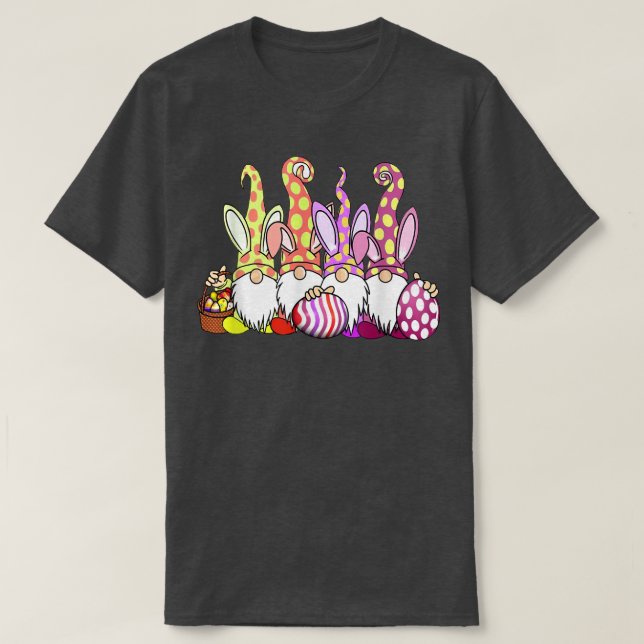Camiseta Caza De Huevos De Pascua Y B De La Primavera De Lo (Diseño del anverso)