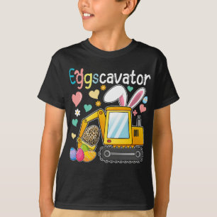 Camiseta Caza de huevos en el Día de Pascua de Excavator