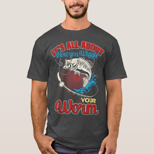 Camiseta Caza de humor para pesca divertida al aire libre (Anverso)