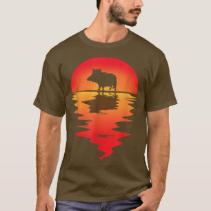 Camiseta Caza de jabalíes caza de hogueras salvajes al atar