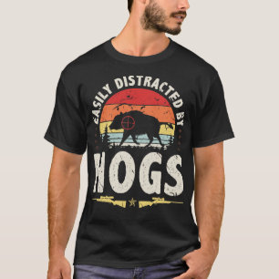Camiseta Caza de jabalíes divertida