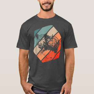 Camiseta Caza de jabalíes retro de jabalí blanco objetivo W