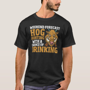 Camiseta Caza de jabón de jabón de cerdo salvaje