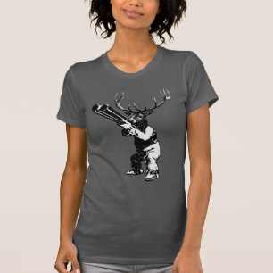 Camiseta caza de los ciervos del vintage