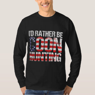 Camiseta Caza de monedas Bandera Estadounidense Caza divert