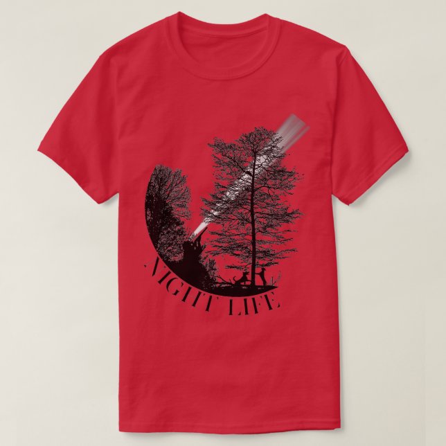 Camiseta Caza de monedas Noche Vida de la vida del árbol Ra (Diseño del anverso)