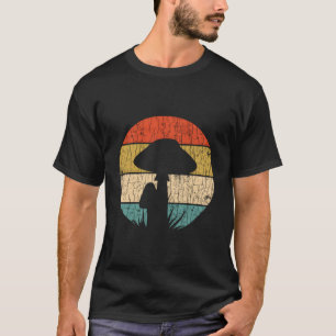 Camiseta Caza de morels divertida en el hongo retro vintage