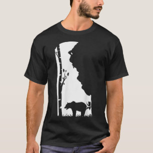 Camiseta Caza de oso pardo pardo - Cazador de mapas de Dela