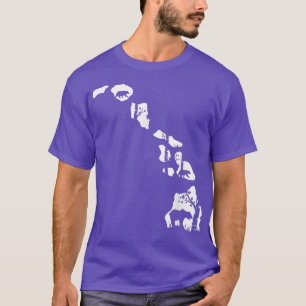 Camiseta Caza de oso pardo pardo pardo - HAWAII de mapas