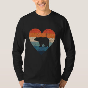 Camiseta caza de osos retro vintage años 70 60 chimenea