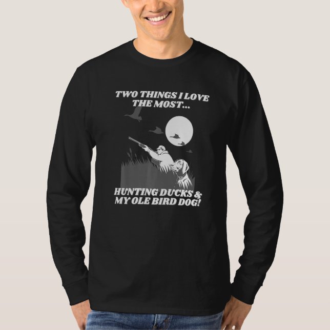 Camiseta Caza de pájaros de caza de Pájaros de Pájaro de Ol (Anverso)