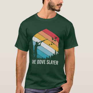 Camiseta Caza De Pájaros Retro Dove Slayer Para La diversió