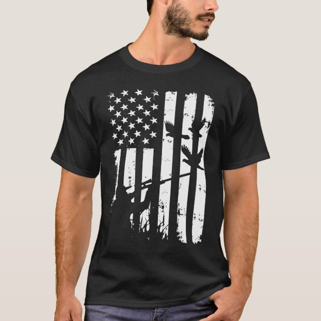Camiseta Caza de palas con la bandera veneciana de los Esta (Anverso)