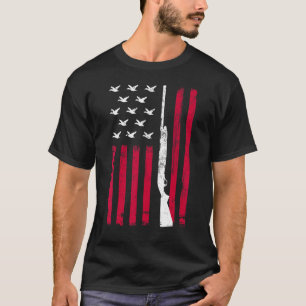 Camiseta Caza de pato Bandera de Estados Unidos Ganador Ver