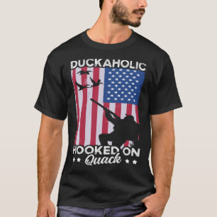 Camiseta Caza de pato caza de aves acuáticas Duckaholic Qua