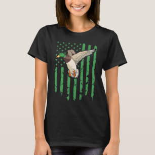 Camiseta Caza de pato Cazador de aves acuáticas de la bande