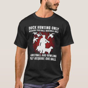 Camiseta Caza de pato Cazadores Humor divertido diciendo re