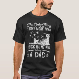 Camiseta Caza de pato con perro de papá para cacería de pat