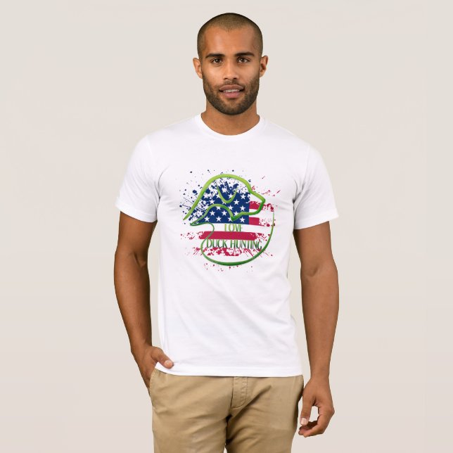 Camiseta Caza de pato de amor (Anverso completo)