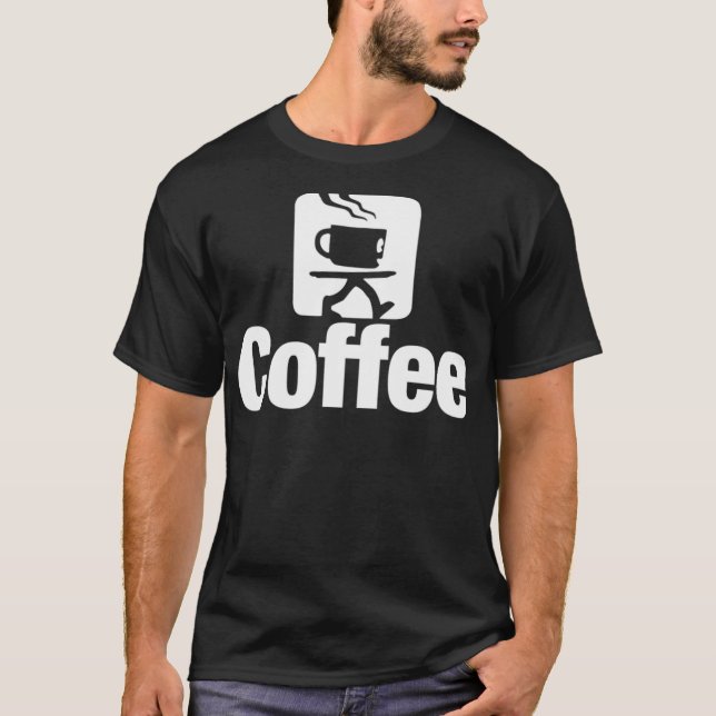 Camiseta Caza de pato de café (Anverso)