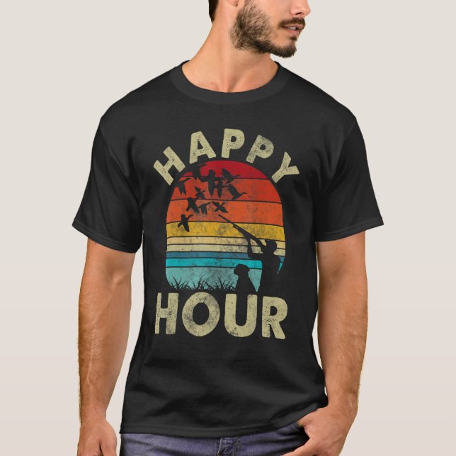 Camiseta Caza de pato de la hora feliz (Anverso)
