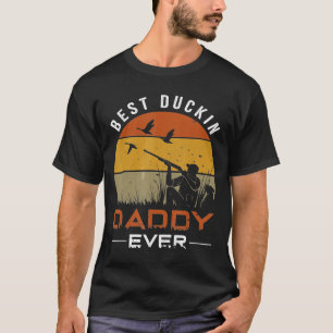Camiseta Caza de pato del mejor papi del duckin