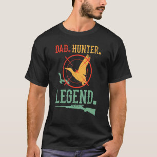 Camiseta Caza de pato del padre de los hombres Hunter Legen