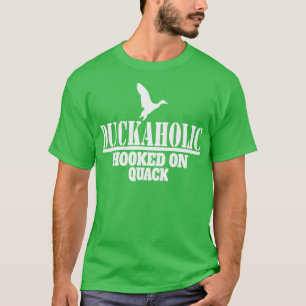 Camiseta Caza de pato holandesa enganchada a cuac