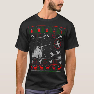 Camiseta Caza de pato Navidades de cazadores dan Navidades