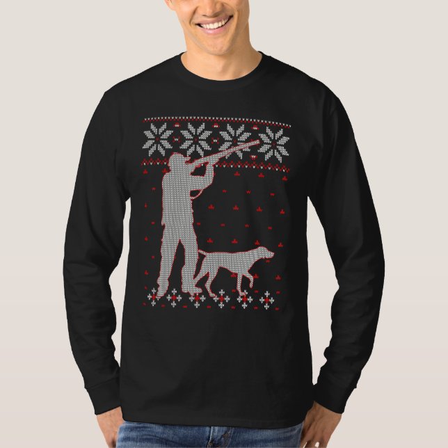Camiseta Caza de pato Navidades feos Ch (Anverso)