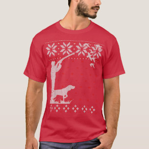 Camiseta Caza de pato Navidades feos suéter, cazador de pat