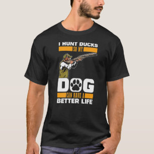 Camiseta Caza de pato por ganso de perro de Geese