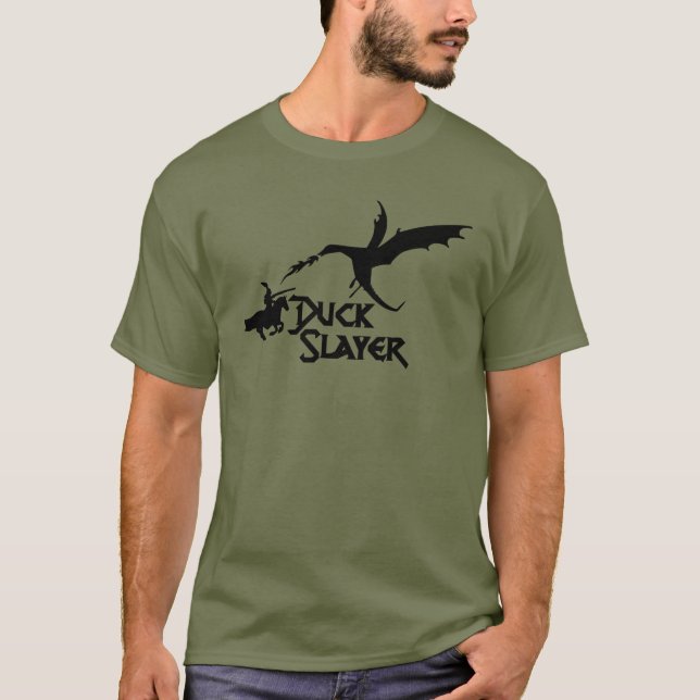 Camiseta Caza de Pato Slayer Pato Knight T Shirt (Anverso)