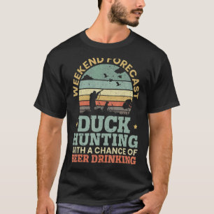 Camiseta Caza De Patos Con La Posibilidad De Beber Animales