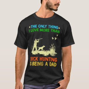 Camiseta Caza De Patos Con Perro De Papá Para Cazar Patos -