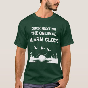 Camiseta Caza de patos divertida El reloj despertador origi