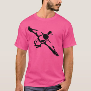 Camiseta Caza de patos drake solitario por parte de aves ac