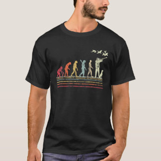 Camiseta Caza De Patos Evolución Estilo Retro Regalo Para P