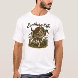 Camiseta Caza de patos y pesca de vida sureña