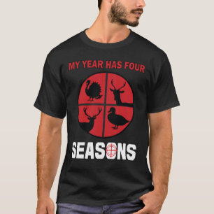 Camiseta Caza de pavos en Turquía durante cuatro temporada