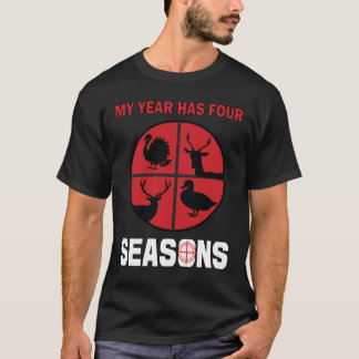 Camiseta Caza de pavos en Turquía durante cuatro temporadas