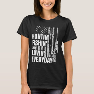 Camiseta Caza de peces que aman la caza diaria de venados n