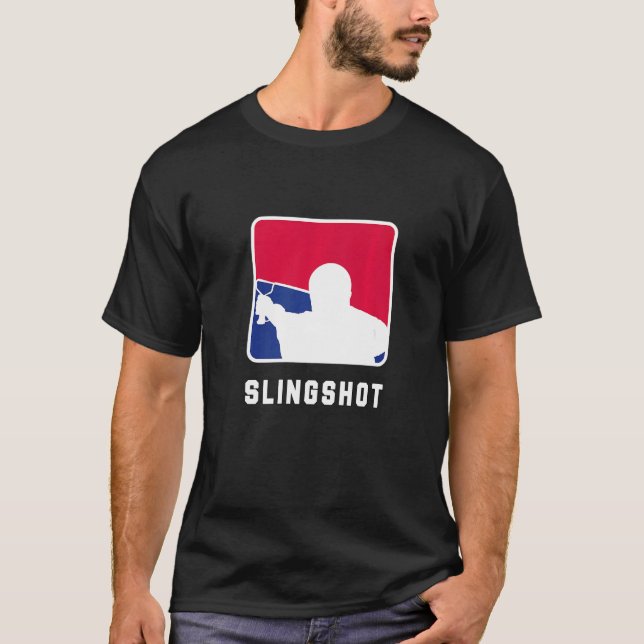 Camiseta Caza de perdigones en piedra de Slingshot (Anverso)