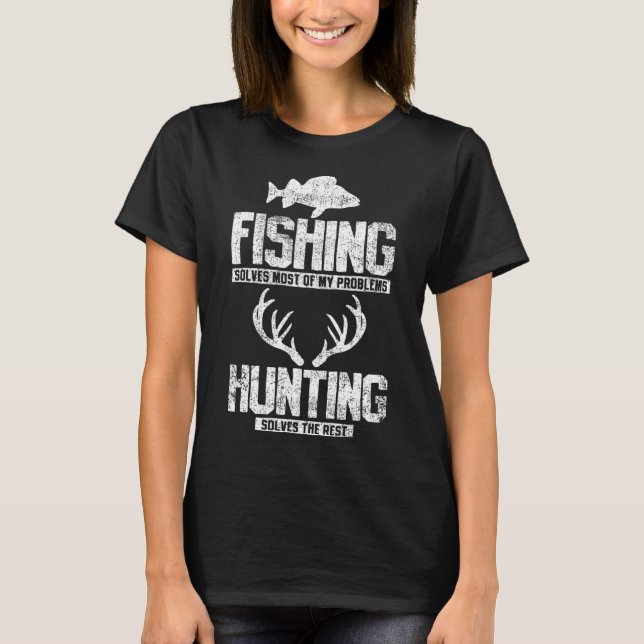 Camiseta Caza de pesca  (Anverso)