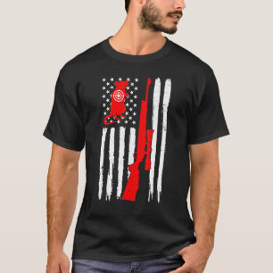 Camiseta Caza De Ratas Bandera Estadounidense Caza De Ratas