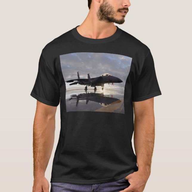 Camiseta Caza de reacción sobre los mares (Anverso)