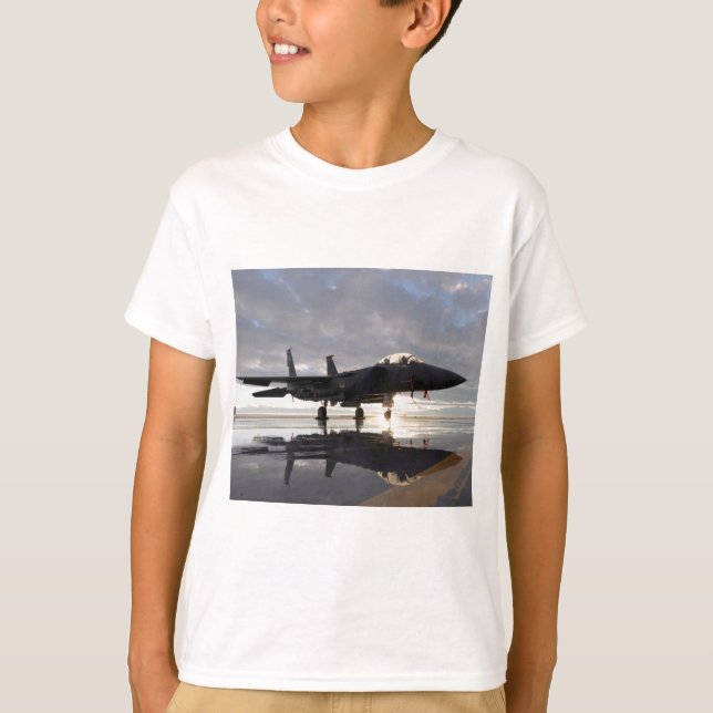 Camiseta Caza de Reacción Sobre Mares (Anverso)