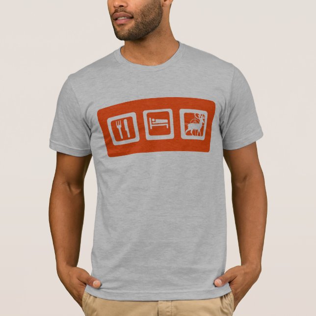 Camiseta Caza de sueño de comer (Anverso)